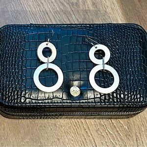 Nickel & Suede Earrings